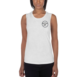 Good Time Girl (white muscle tank)